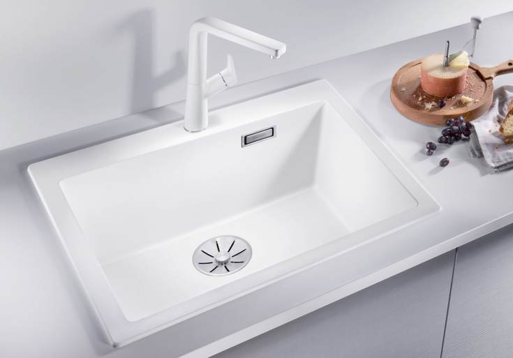 Blanco Pleon 6 UXI diskbänk, 61,5x51 cm, vit