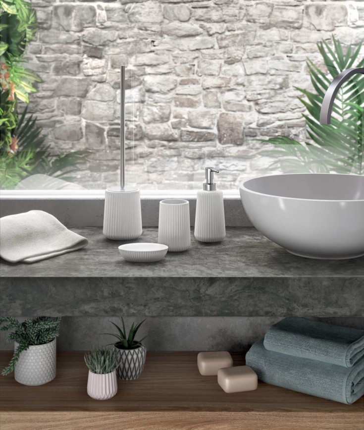 Hefe Marika tannkrus, hvit