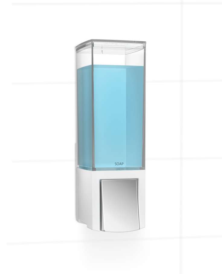 Hefe Clever I sæbedispenser, hvid