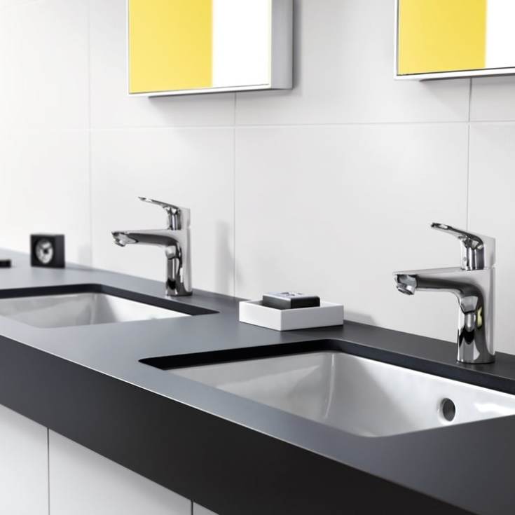 Hansgrohe Focus 100 håndvaskarmatur, krom