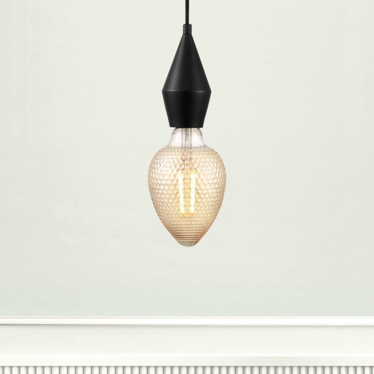 Nordlux Avra Nut E27 globepære, ravfarget