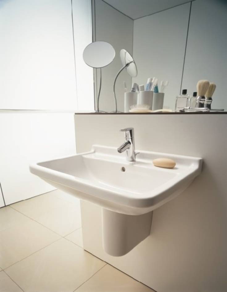 Duravit Starck tvättställ, 65x48,5 cm, vit
