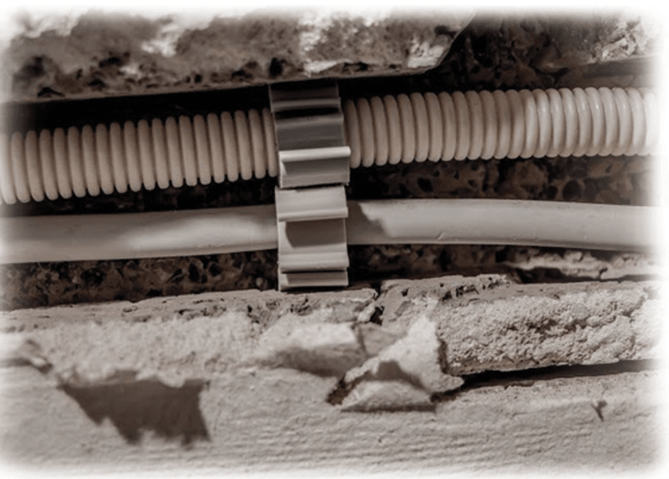 50 stk Rilleclips Pro til kabel