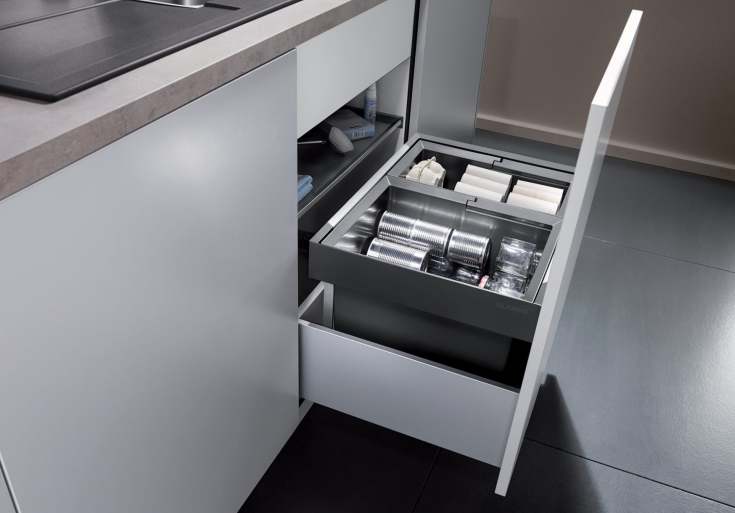 Blanco Flexon II 30/1 kildesorteringssystem, 9 liter, sort