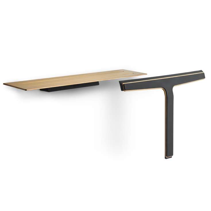 Unidrain Reframe brusehylde med bruseskraber, kobber