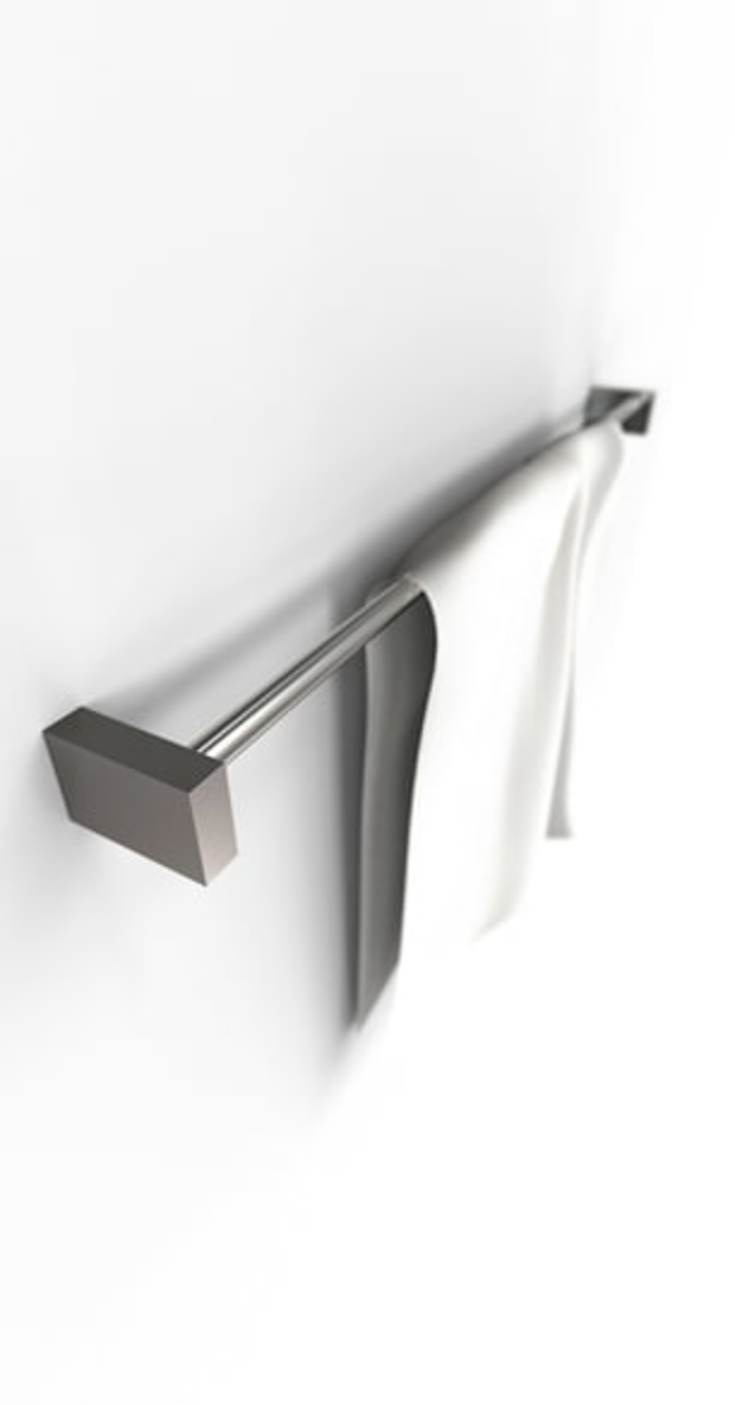 Frost Quadra håndklædestang, 60 cm, rustfrit stål