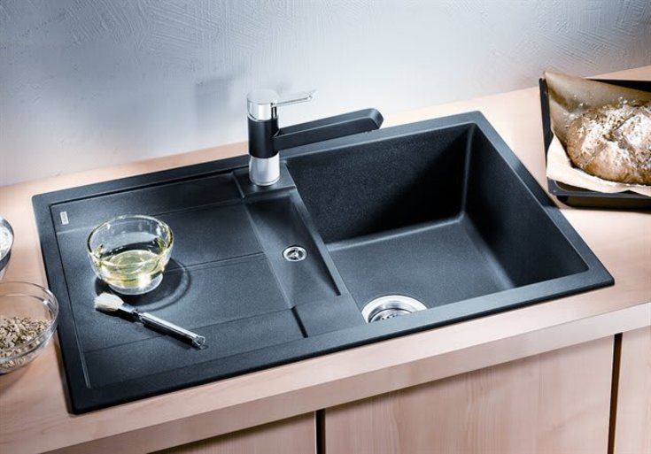 Blanco Metra 45 S UX diskbänk, 78x50 cm, antracit