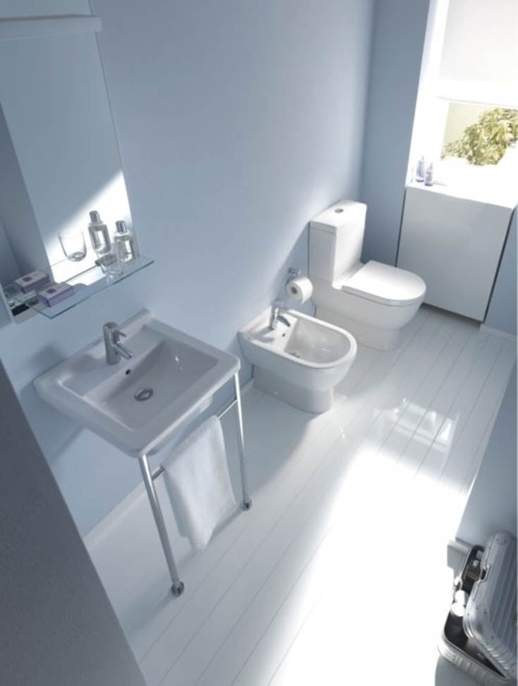 Duravit Starck 3 gulvstående toalett, back-to-wall, hvit