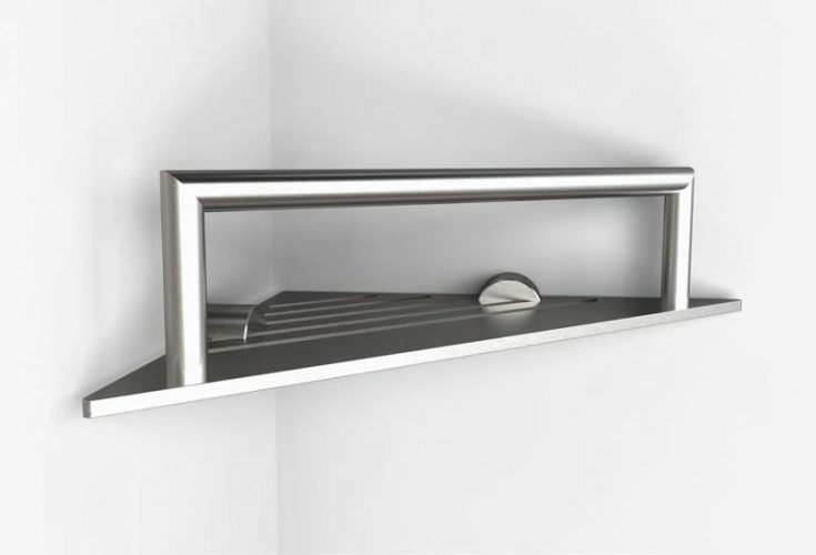 Frost Nova2 brusehylde, rustfrit stål