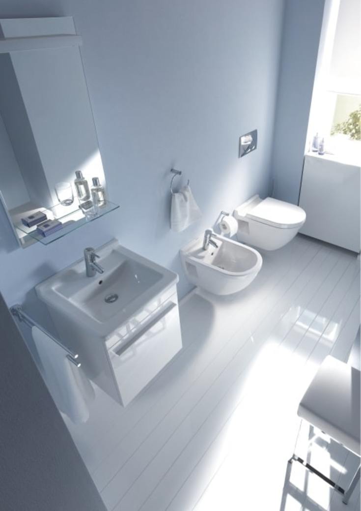 Duravit Starck 3 bidet, vegghengt, hvit