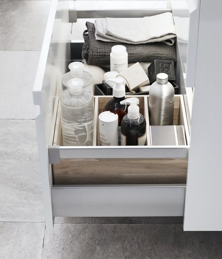 Dansani skuffeinnsats, 33x26 cm, eik