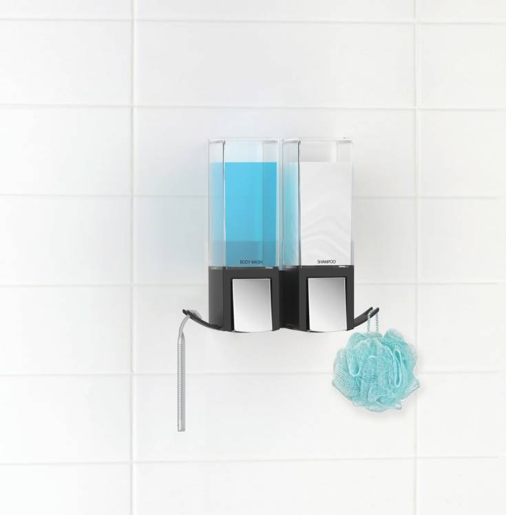 Hefe Clever II tvålpump, svart