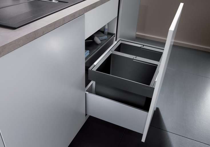 Blanco Flexon II 45/2 affaldssystem, 32 liter, sort