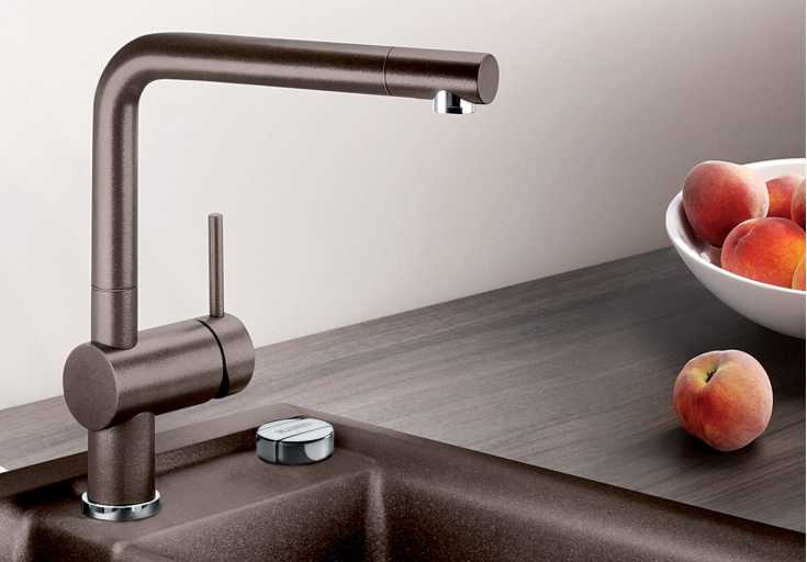 Blanco Linus köksblandare, brun