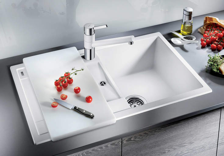 Blanco Metra 45 S UX diskbänk, 78x50 cm, vit