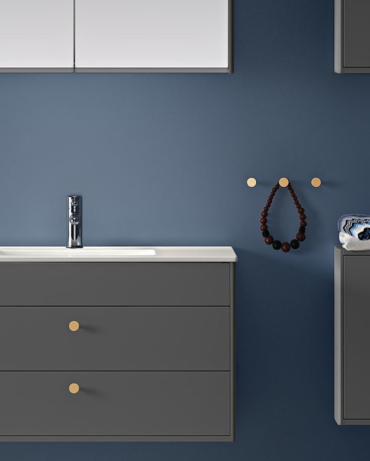 Gustavsberg knott K5 for Graphic - Messing