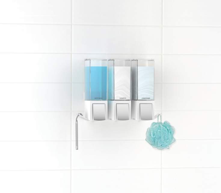 Hefe Clever III tvålpump, vit