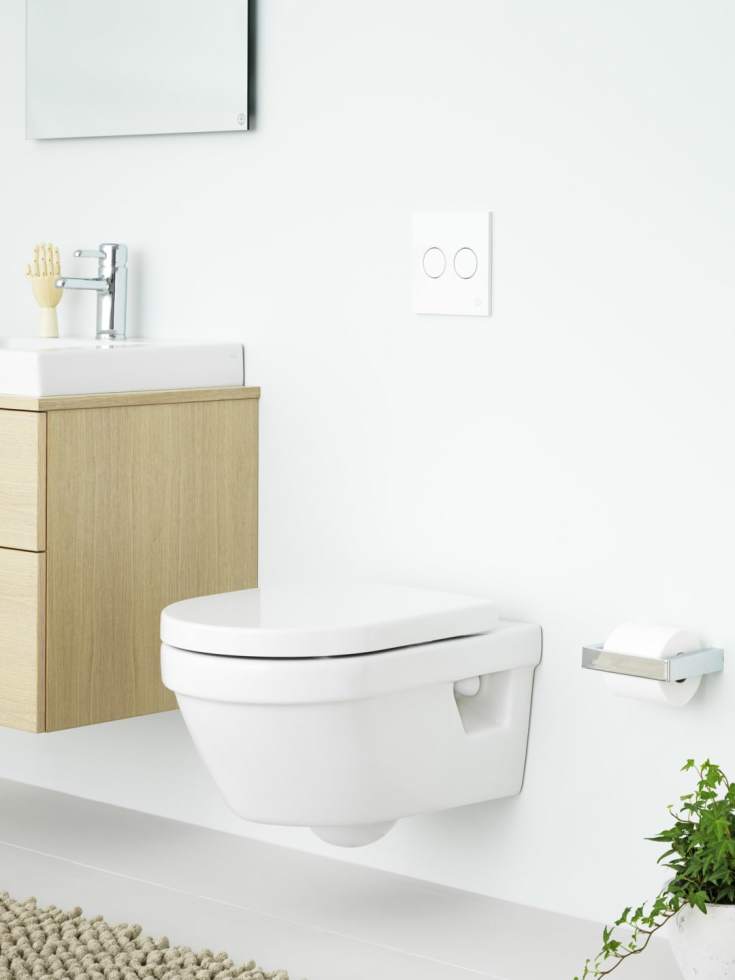 Gustavsberg Artic toiletbræt, soft close, aftagelig, hvid