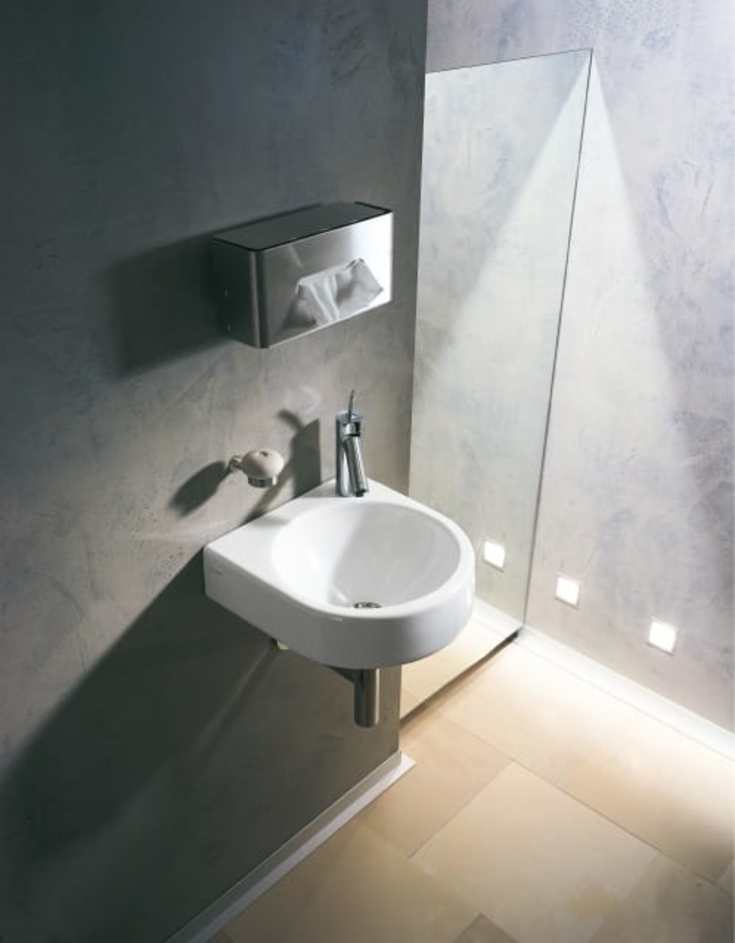 Duravit Architec vegghengt servant, 36x38 cm, hvit