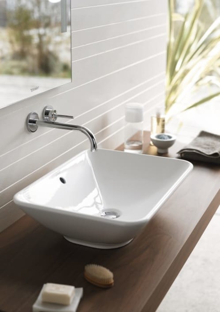 Duravit Bacino toppmontert servant, 55x42 cm, hvit