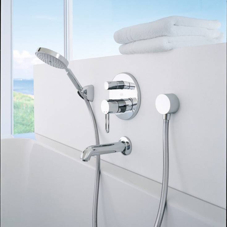 Axor Starck slangeuttak, krom