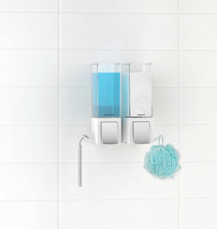 Hefe Clever II tvålpump, vit