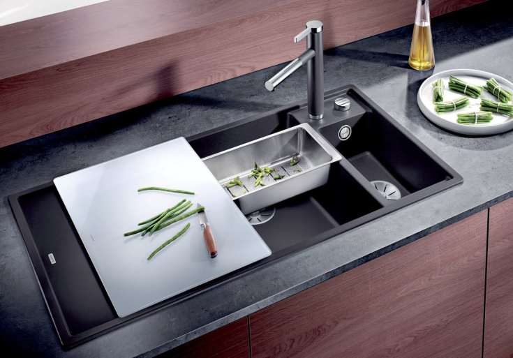 Blanco Axia III 6 S MXI kjøkkenvask, 100x51 cm, grå