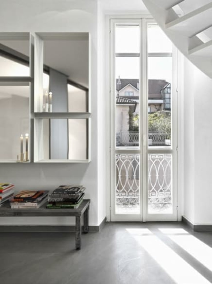 Frost Unu spejl, 60x50 cm, hvid