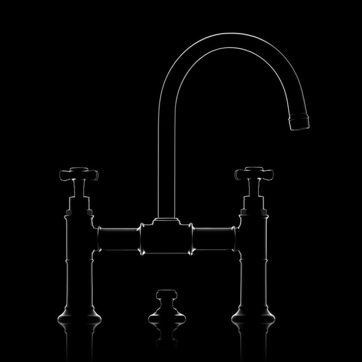 Axor Montreux tvättställsblandare, borstad nickel