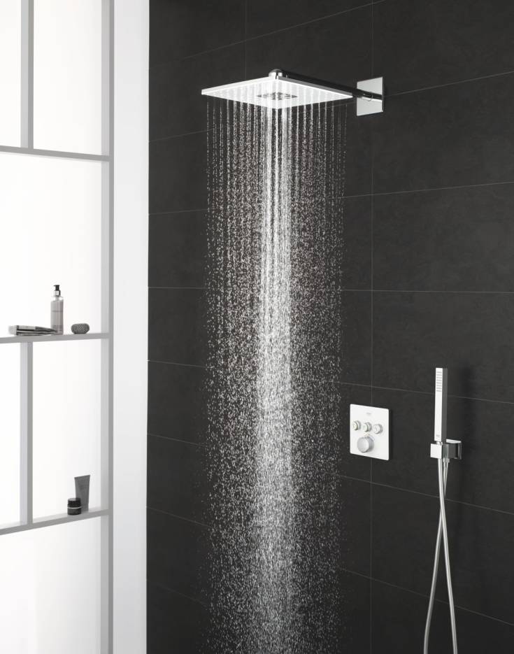 Grohe Grohtherm SmartControl brusearmatur, hvid