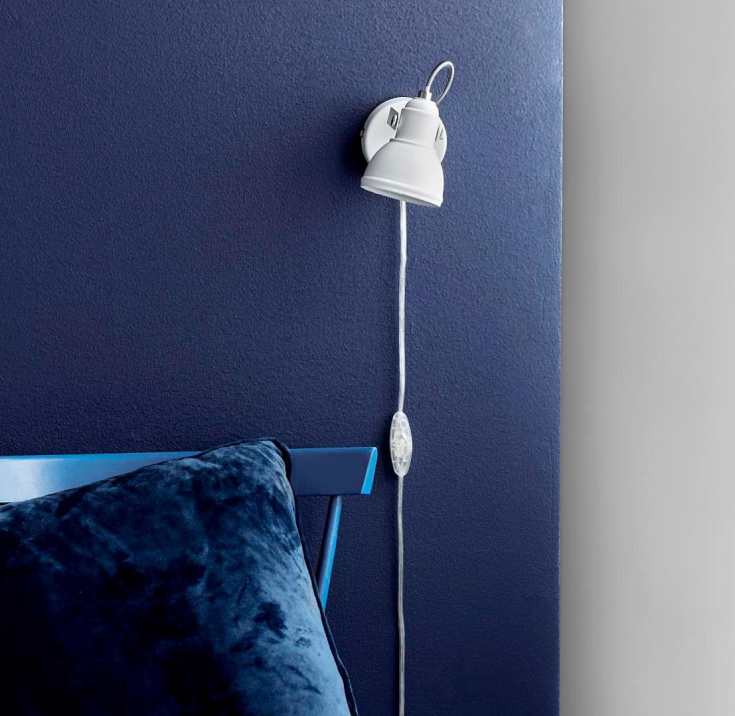 Nordlux Aslak vægspot, hvid