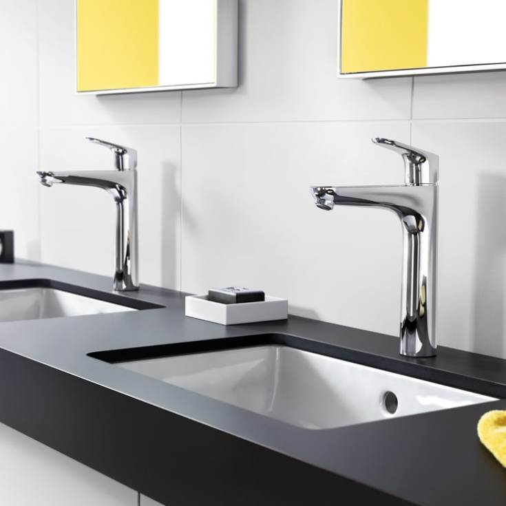 Hansgrohe Focus 190 tvättställsblandare, krom