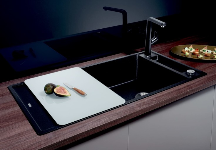 Blanco Axia III XL 6S MXI diskbänk, 100x51 cm, antracit