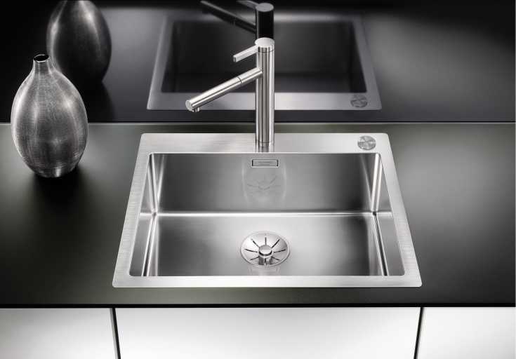 Blanco Claron 550 IF/A MXI diskbänk, 61x51 cm, rostfritt stål