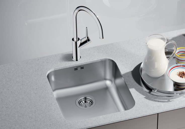 Blanco Supra 450-U køkkenvask, 48x43 cm, rustfrit stål