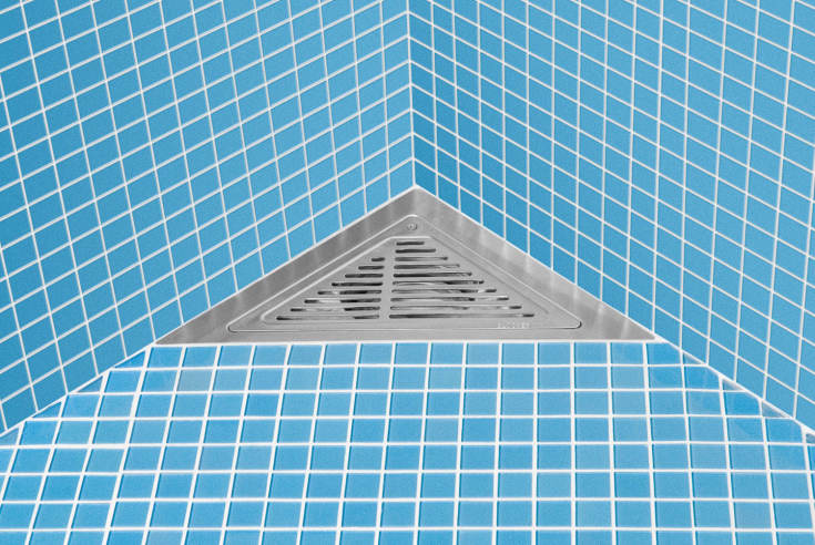 Blücher Waterline Detroit hjørnerist, rustfrit stål