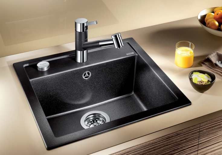 Blanco Dalago 5 MX køkkenvask, 51,5x51 cm, antracit