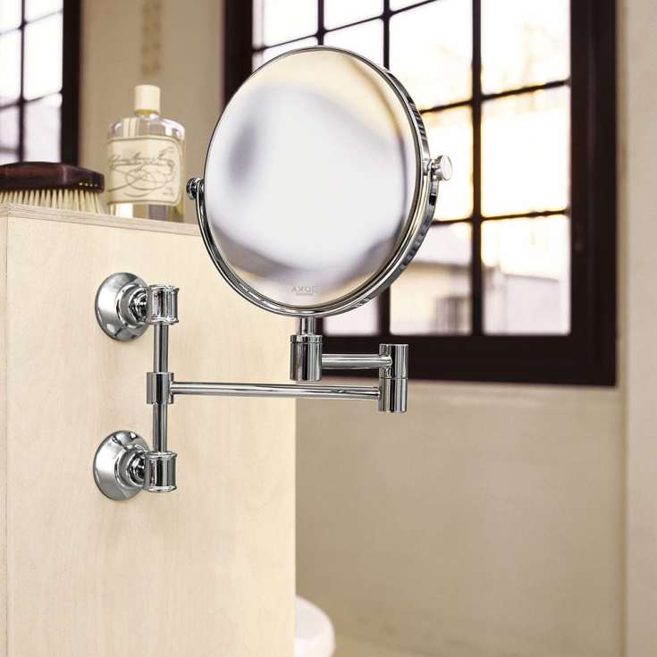 Axor Montreux makeup spejl, Ø17 cm, krom