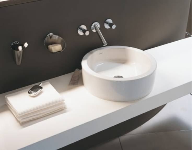 Duravit Starck tvättställ, Ø46 cm, vit
