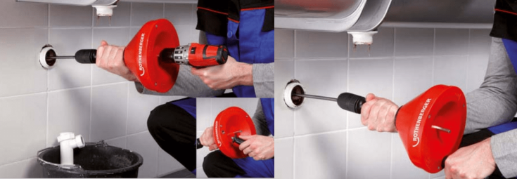 Rothenberger Håndrenser 8 H+E Plus 7,5 meter