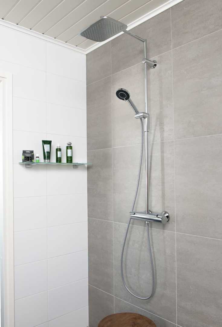 Oras Optima Rain dusjsett, krom