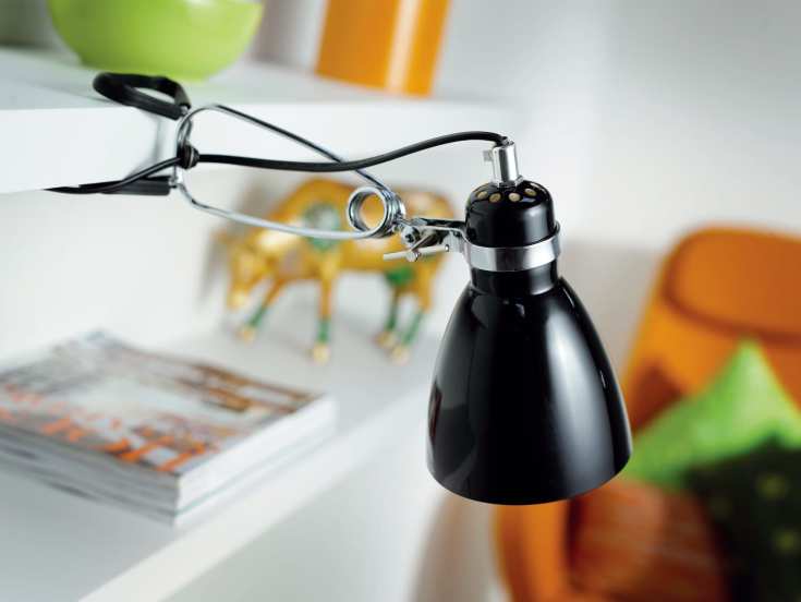 Nordlux Cyclone klemmelampe, sort