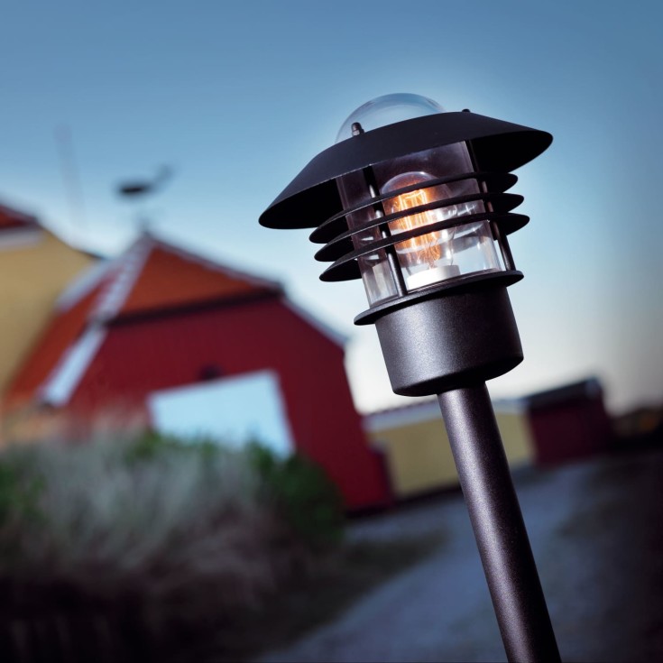 Nordlux Vejers pullert, sort