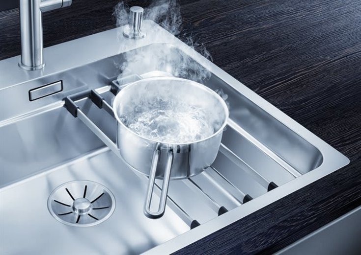 Blanco Etagon 500 IF/A MXI diskbänk, 54x50 cm, rostfritt stål