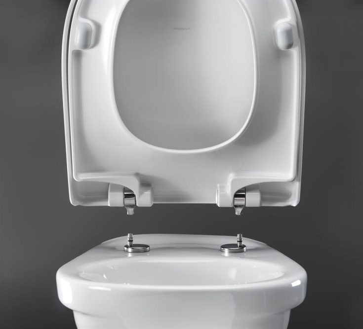 Pressalit Delight toalettsits, soft close, quick release, vit