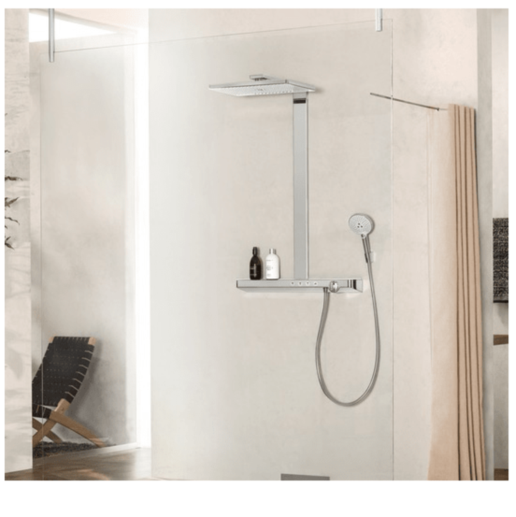 Hansgrohe Rainmaker Select 460 dusjsett, vannbesparende hvit/krom