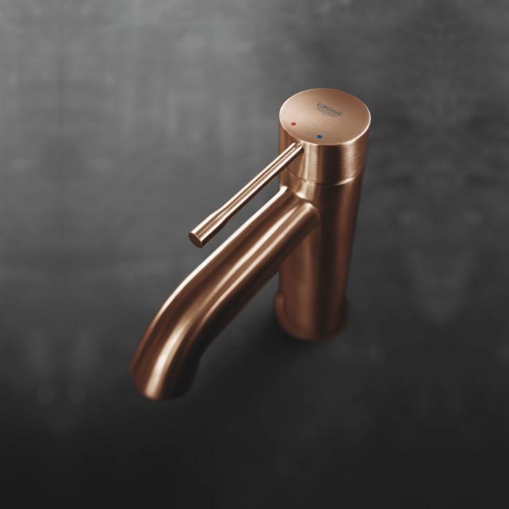 Grohe Essence tvättställsblandare, borstad koppar