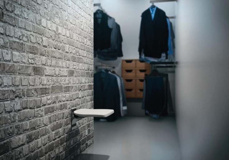 Pressalit Care Plus klapsæde, hvid