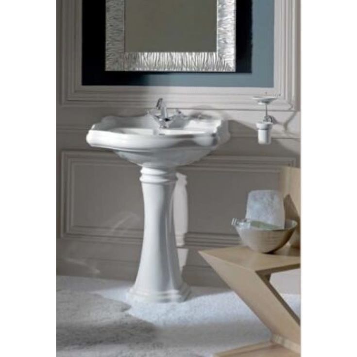 Lavabo Retro servant, 69x52 cm, hvit