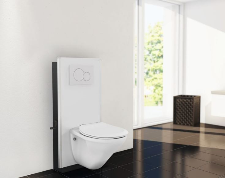 Pressalit Care Select TL1 toiletophæng, vægafløb, manuel, hvid